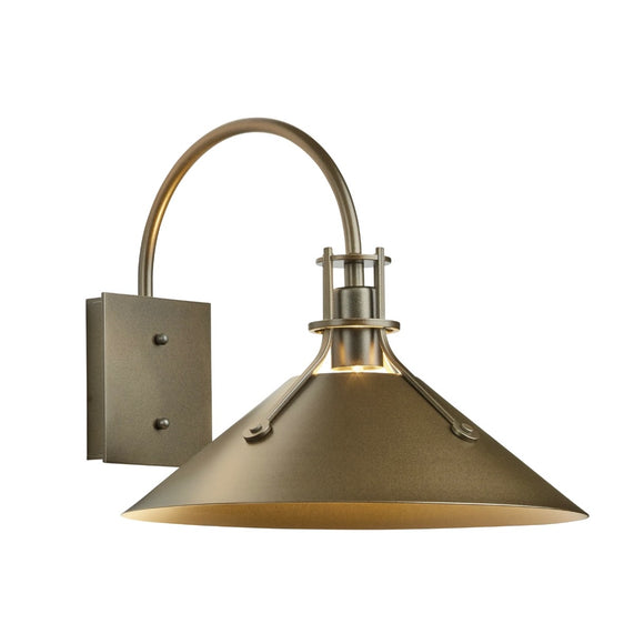 Hubbardton Forge | Henry Large Outdoor Sconce in Coastal Bronze