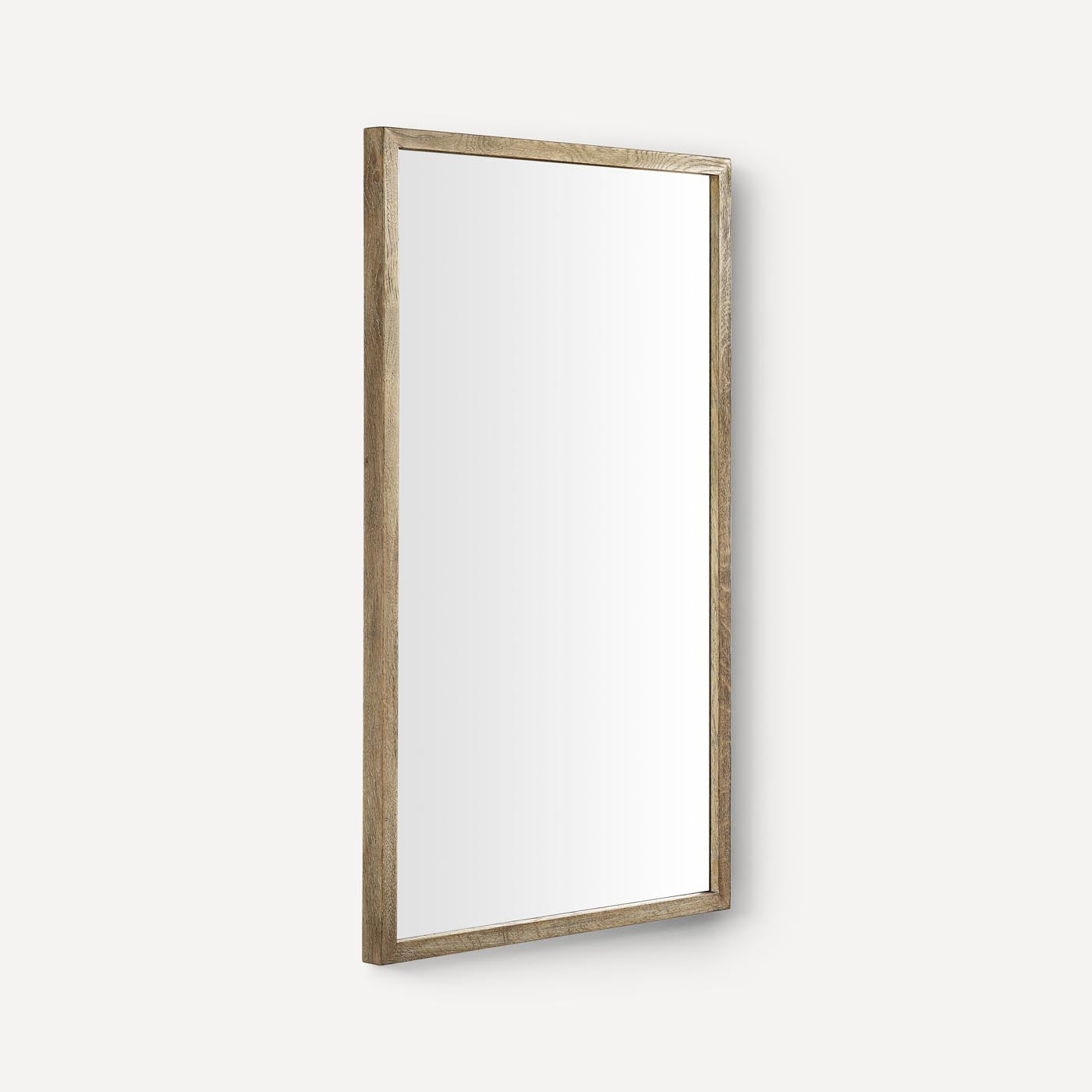 Robern | Thin Framed Wood Mirror 24 x 40 x 1-1/2 in Light Burnt Oak