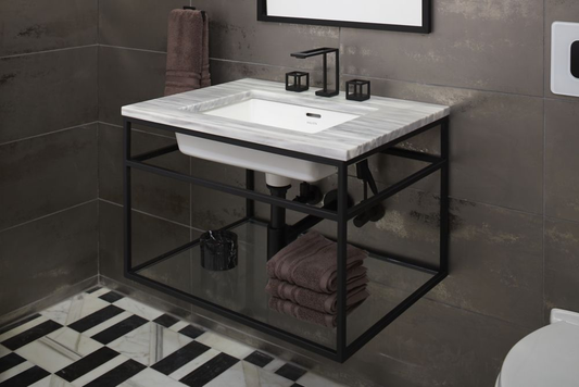 Kallista | Grid Wall-Hung Console, Table Top, Sink and Faucet