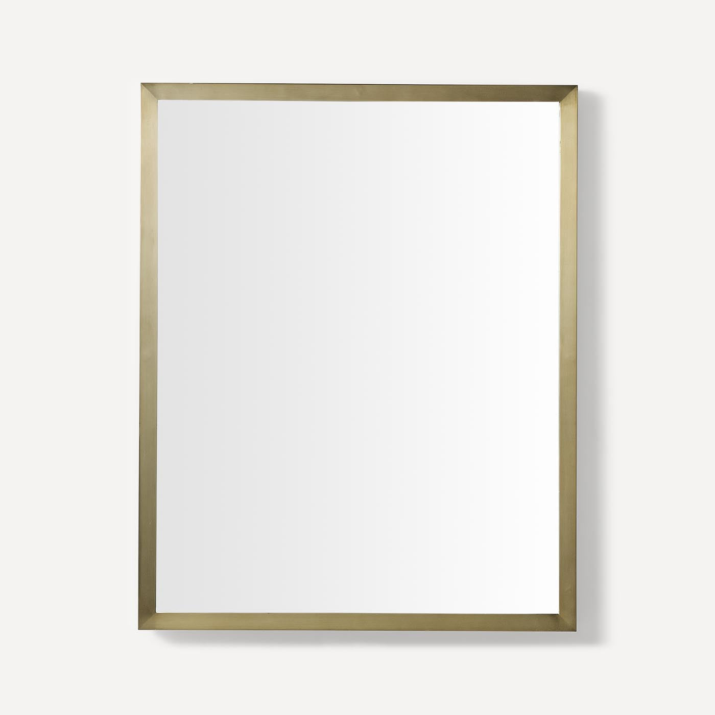 Robern | Thin Framed Metal Mirror 24 x 30 x 1-3/8 in Aged Brass