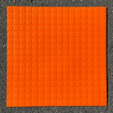 Tarkett | Johnsonite Solid Color Rubber Raised Round 24x24 Tile - Orange