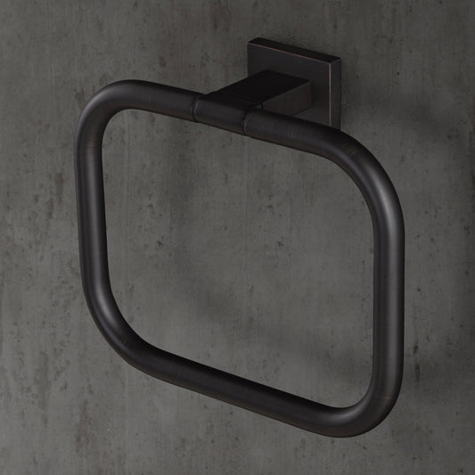 Restoration Hardware | Modern Towel Ring in Bronze