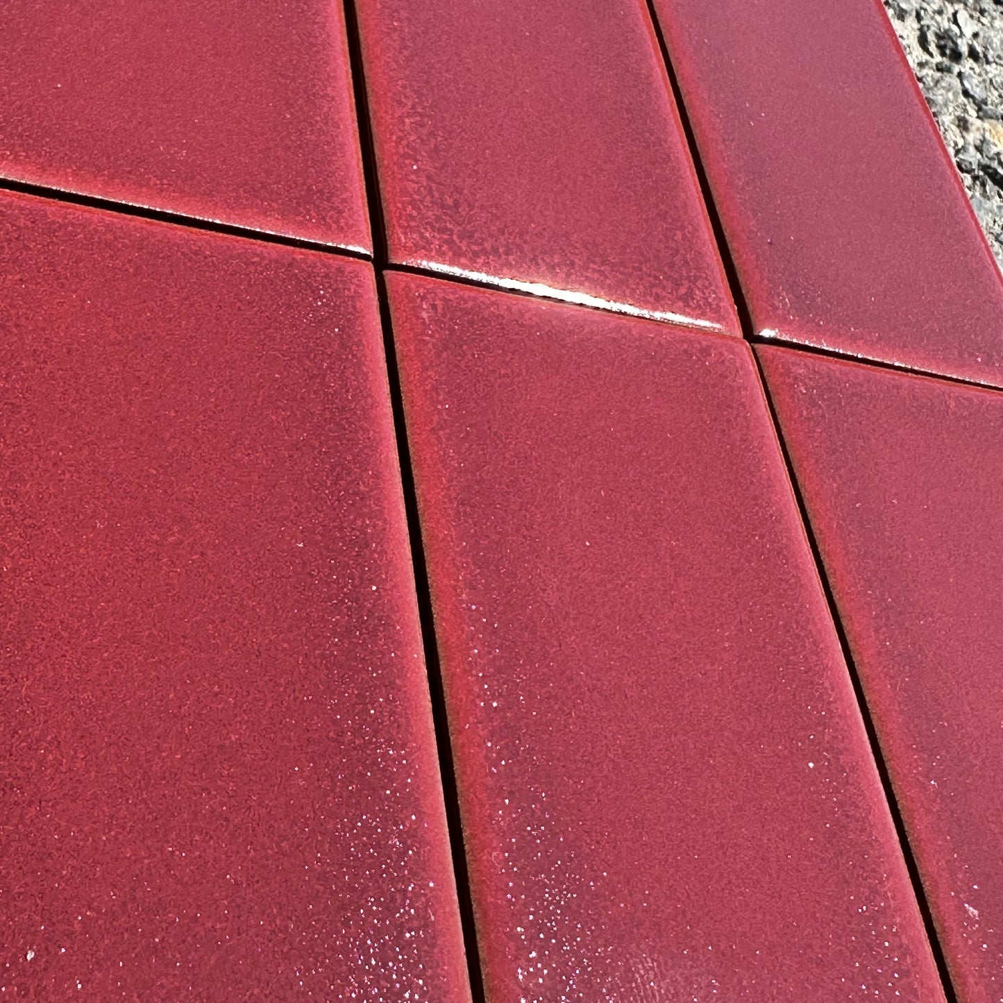 Heath Ceramics | 2x4 Classic Field Tile in Pomegranate