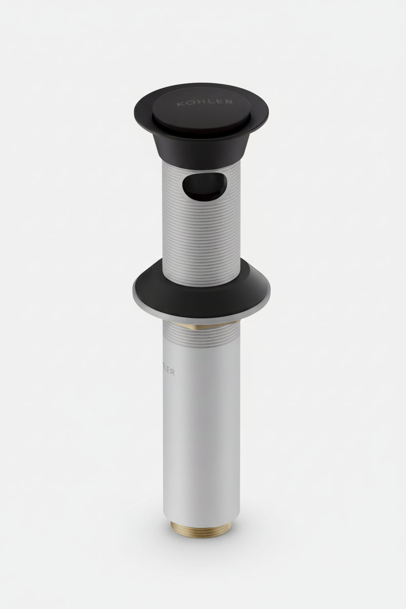 Kohler | Clicker Drain with Overflow in Matte Black