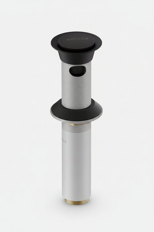 Kohler | Clicker Drain with Overflow in Matte Black