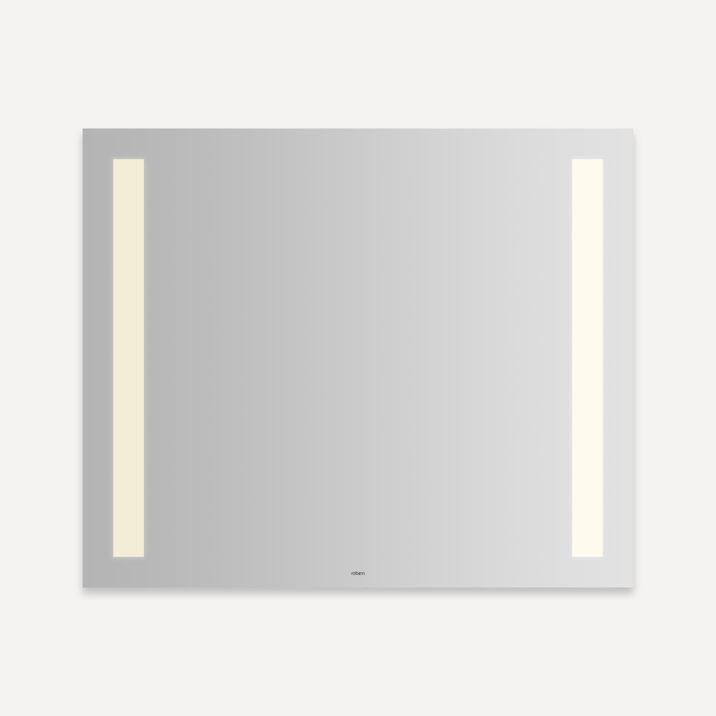 Robern | Vitality Lighted Mirror 36 x 30 x 1-3/4" Column Light Warm 3K Dim Defog