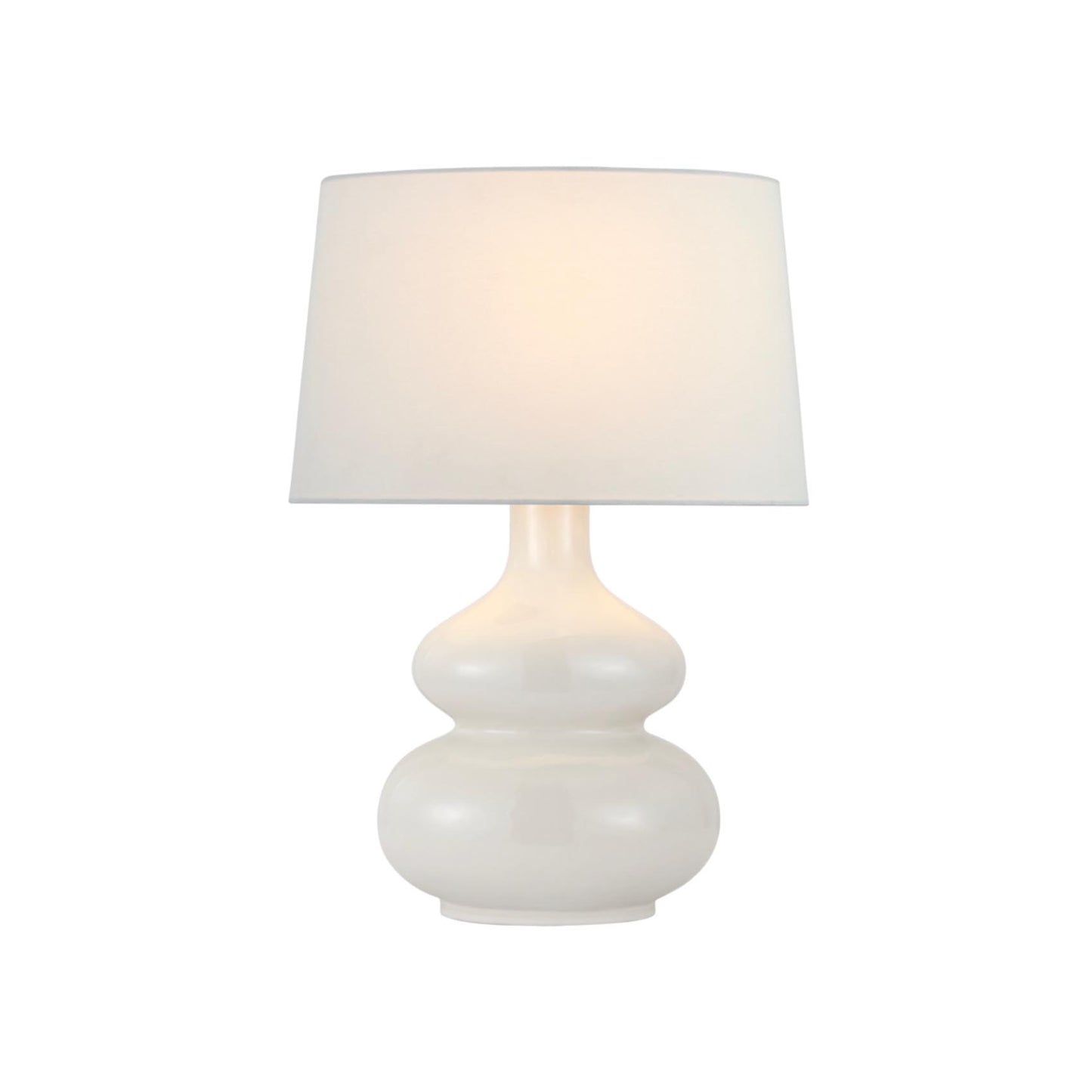 Visual Comfort & Co. | Lismore Medium Table Lamp in Ivory, Linen Shade