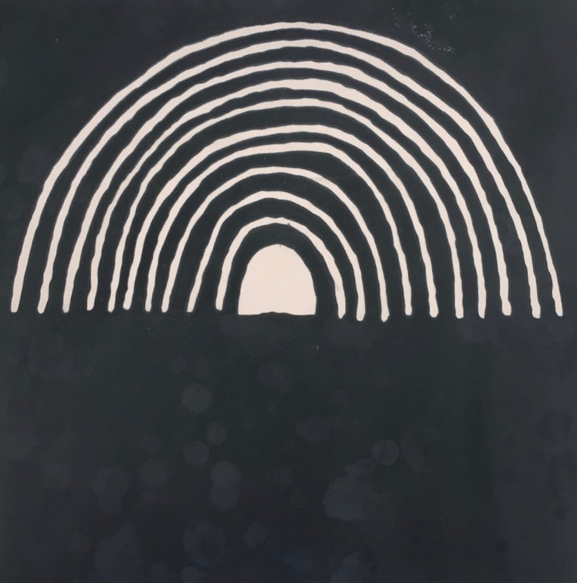 Concrete Collaborative | Strands 8x8 Indio Rainbow in Ebony and Lilac Accent