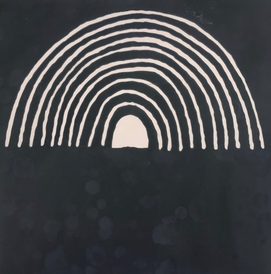 Concrete Collaborative | Strands 8x8 Indio Rainbow in Ebony and Lilac Accent