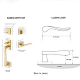 Emtek | Baden Tubular Entry Set in Oil Rubbed Bronze
