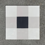 Clé Tile | Checkmate Stone/Black/White 8x8 Cement Tile