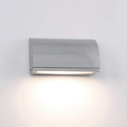 WAC Lighting | Scoop 16W Outdoor Wall Light in Polished Aluminum