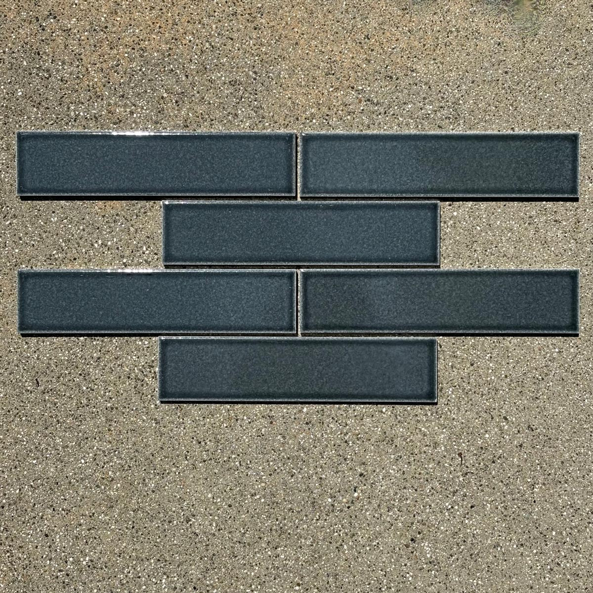 Zia Tile | 2x8 Ceramic Subway Tile in Ethereal Blue
