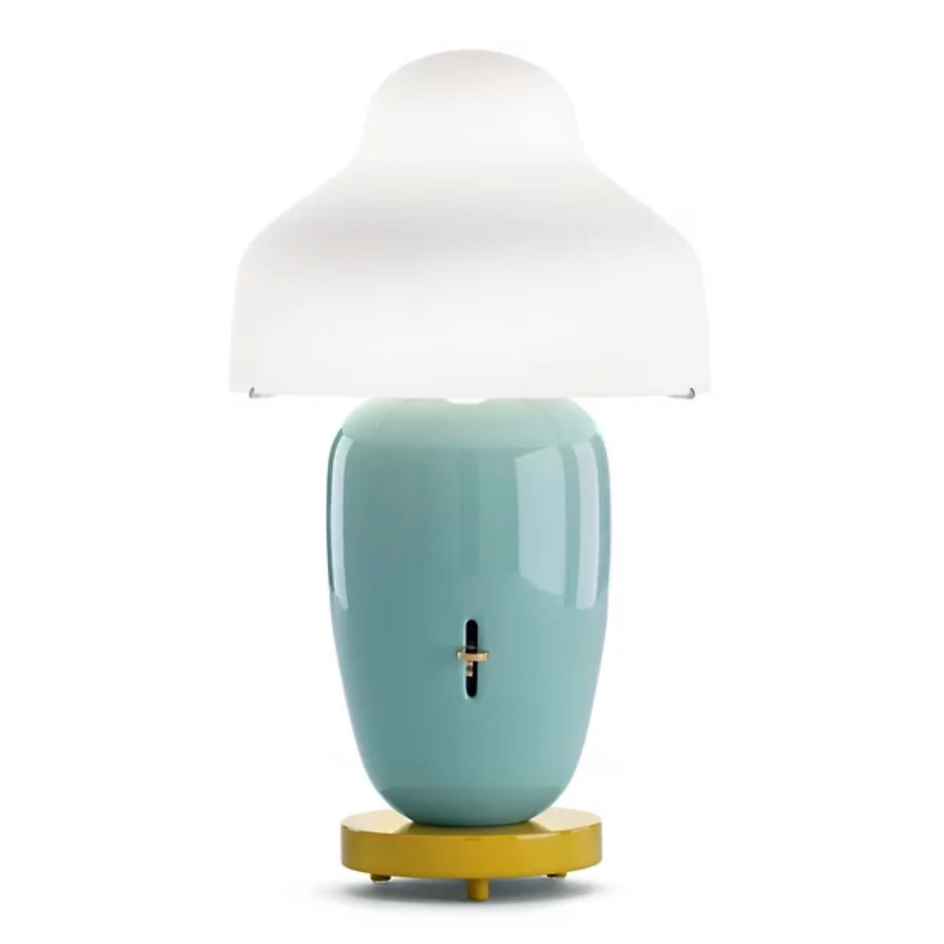 Parachilna | Chinoz Lamp in Green with Ochre Base