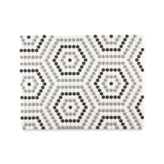 Ann Sacks | Kodra Concentric Hex Glass Mosaic Tile Default Title