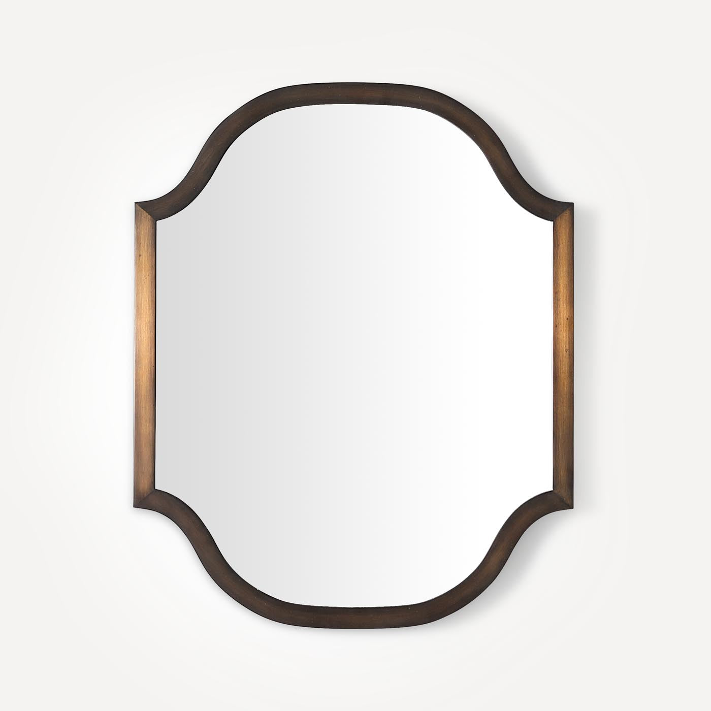 Robern | Scalloped Metal Mirror 24 x 30 x 1-3/16 in Antique Bronze