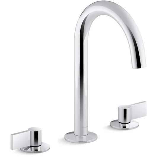 Kohler | Components 1.2 GPM Widespread Tube Spout Bathroom Faucet with Lever Handles