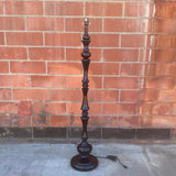 Pair of Black Lacquer Floor Lamps