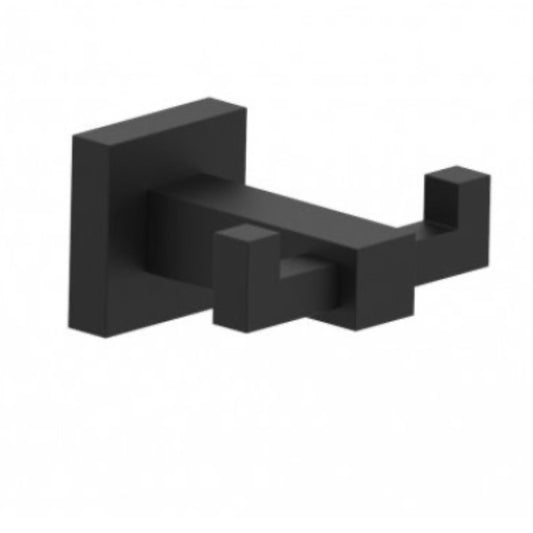 Kartners | London Double Robe Hook in Matte Black