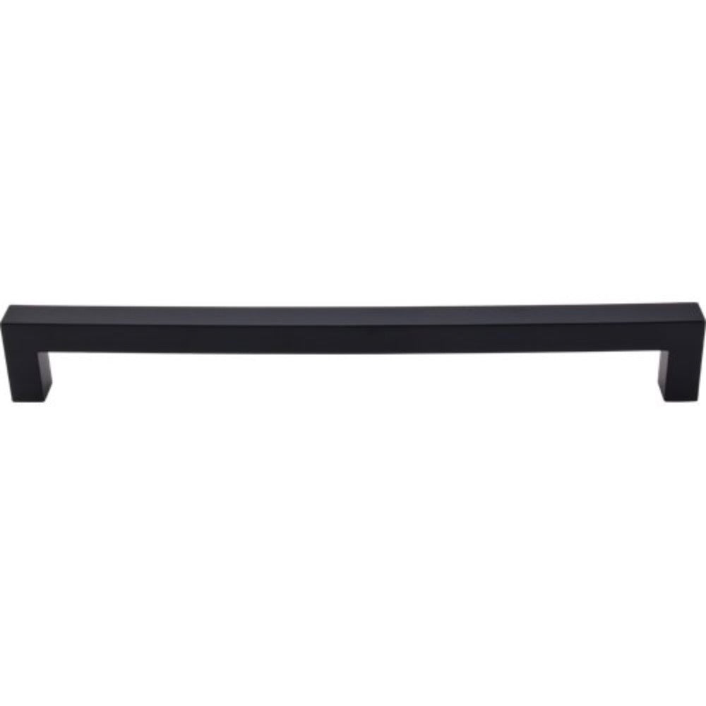 Top Knobs | Square Bar 12" Centers Appliance Pull in Flat Black
