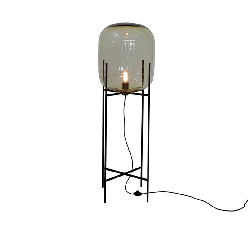 Pulpo | Oda Big with Smokey Grey Shade, Black Base