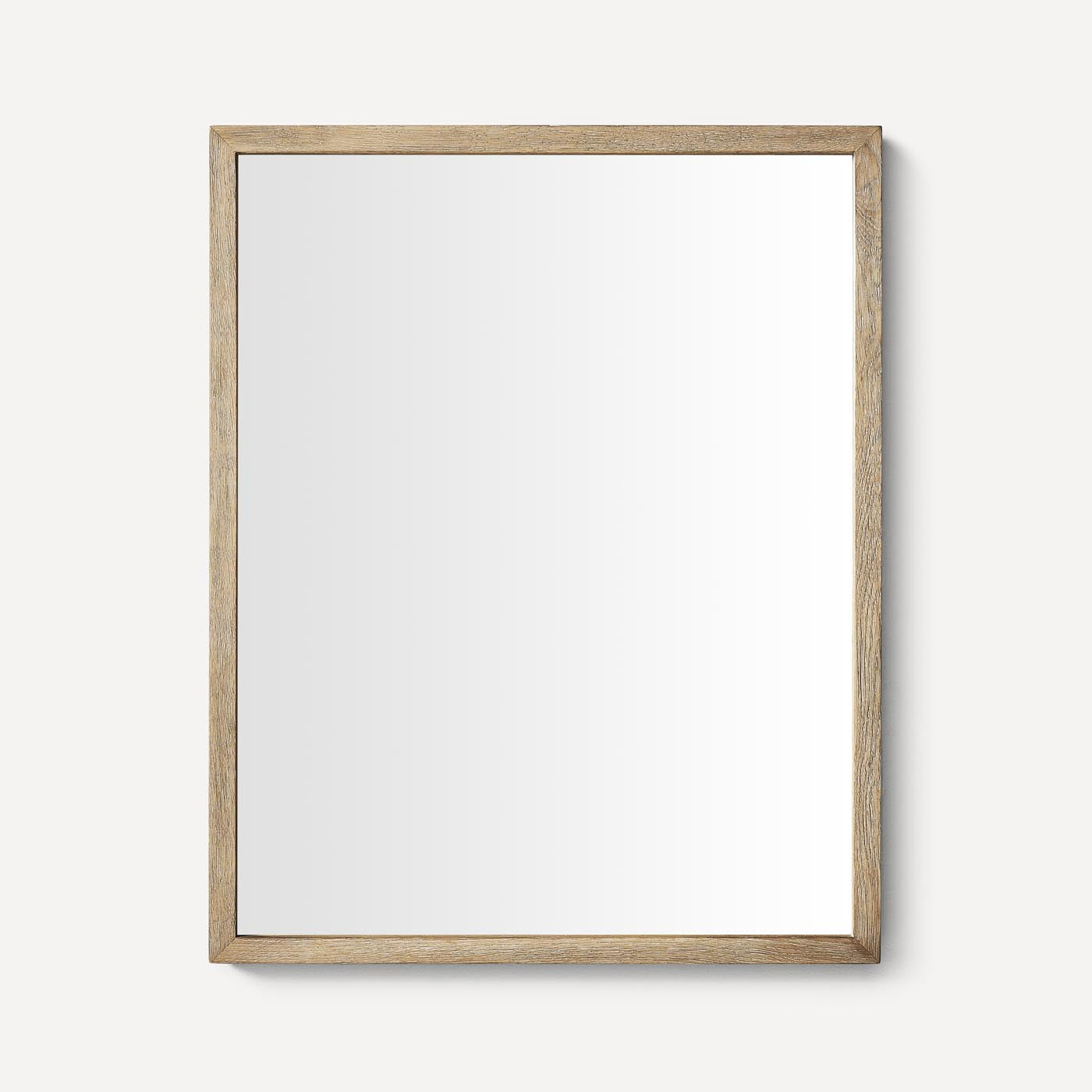 Robern | Thin Framed Wood Mirror 24 x 30 x 1-1/2 in Light Burnt Oak