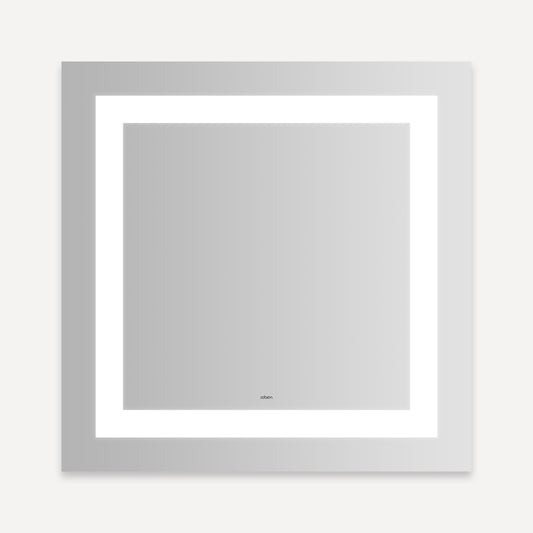 Robern | Vitality Light Mirror 30 x 30 x 1-3/4" Inset Light Cool 4K Dim Defog