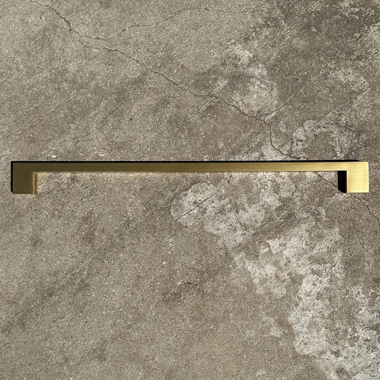 Ashley Norton | Urban 12-5/8" Urban Modern Center to Center Cabinet Handle Pull in Satin Brass