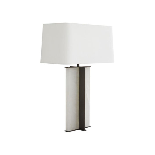 Arteriors Home - Lyon Table Lamp in Alabaster and Dark Bronze