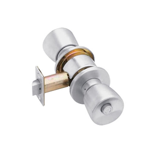Schlage | A Series - Tulip Style Lock with Bath/Bedroom Privacy Lock Function in Satin Chrome