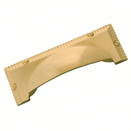 Belwith Keeler | Vintage 1900 3in Brass Cup Cabinet Pull Satin Brass, Box of 12