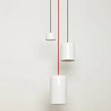 SCP | Josiah Pendant White with Grey Cord in Medium