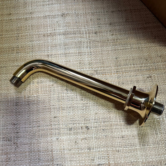 Waterworks | Henry 10" Shower Arm in Brass