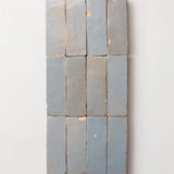 Clé Tile | Zellige Tile 2x6x3/4 in Shattered Pearl