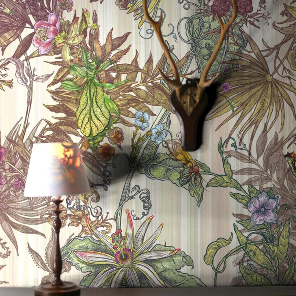 Timorous Beasties | Opera Botanica Superwide Wallpaper