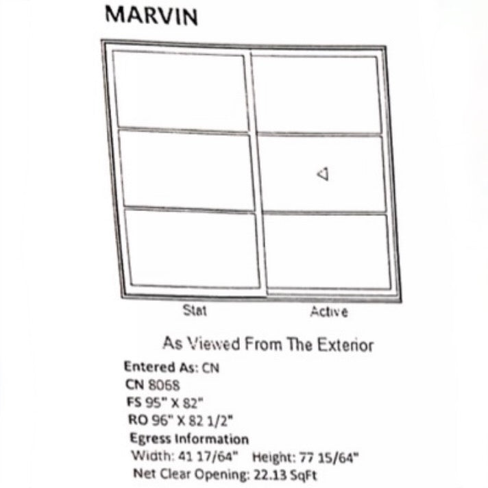 Marvin | Elevate Sliding Patio Door 96"x82-1/2"