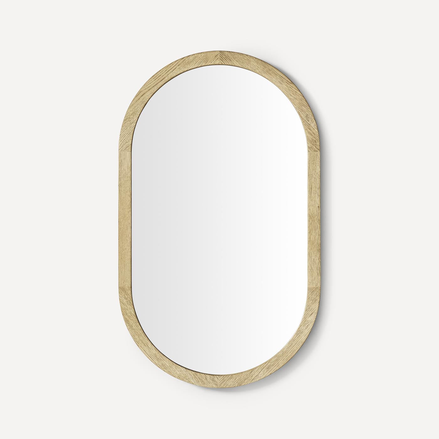 Robern | Pill Wood Mirror 24 x 40 x 1-7/16 in Rustic Oak