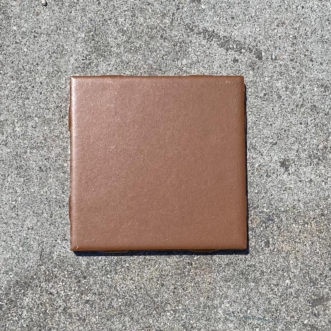 Franciscan Tile | Vintage Brown Ceramic Subway Tile 4x4x3/8