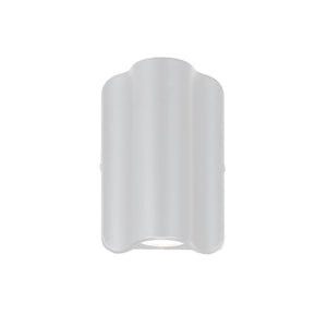 Justice | Cove ADA Large Up & Downlight Outdoor LED Wall Sconce  Matte Wht