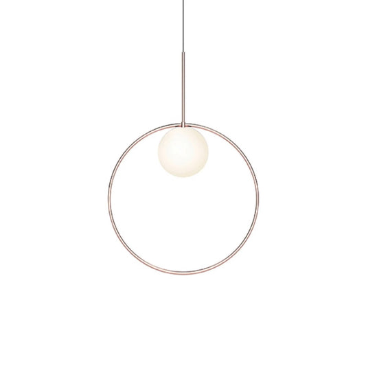 Pablo Designs | Bola Halo Pendant in Rose Gold, Medium