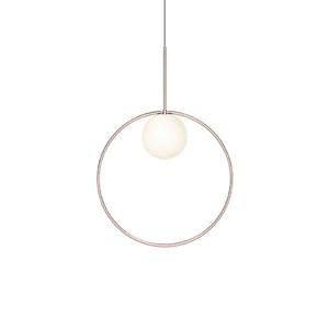 Pablo Designs | Bola Halo Pendant in Rose Gold, Medium