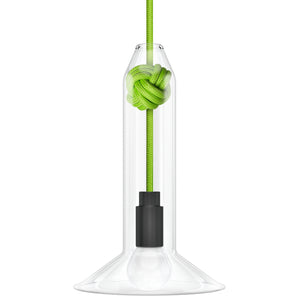 Vitamin Lighting | Small Knot Pendant Light with Green Cord