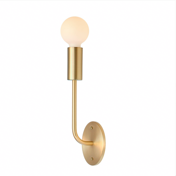 Cedar and Moss | Timberline Sconce in Brass Finish.
