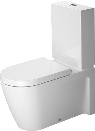 Duravit | Stark 2 Dual Flush Elongated Toilet (only) in White - No Back Tank