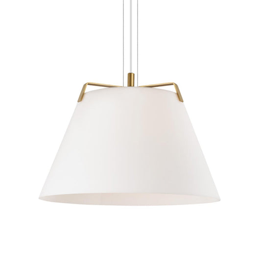 Tech Lighting | Devin Pendant Ceiling Light in Satin Gold White