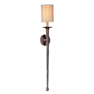 Troy Lighting | Faulkner 1 Light 36" Wall Sconce with Linen Shade