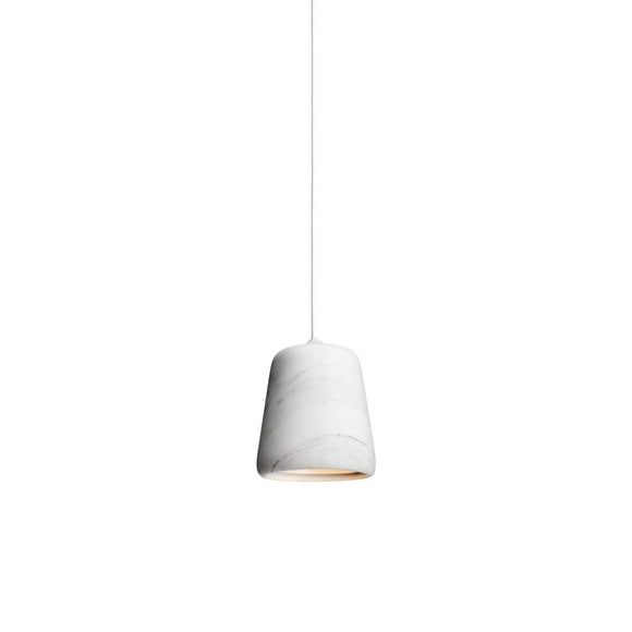 New Works | Material Pendant Light - White Marble