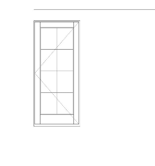 Andersen | Door - Glass 1 Panel 36.5 x 83.3in E Series