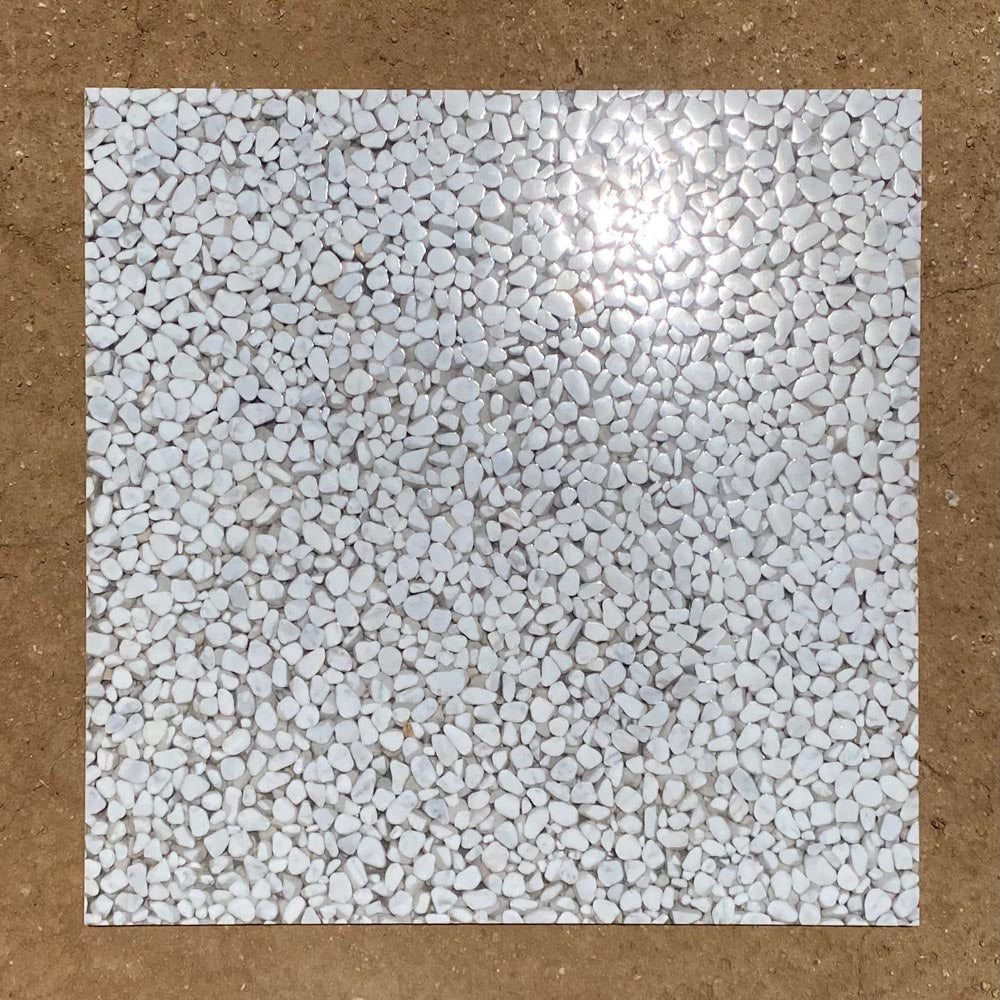 Artistic Tile | Riverstone Bianco Carrara Field Tile Polished 24x 24 x.5 In
