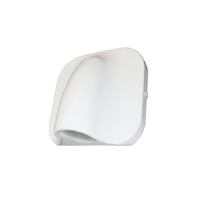 Justice | Cove ADA Small Outdoor LED Wall Sconce  Matte Wht